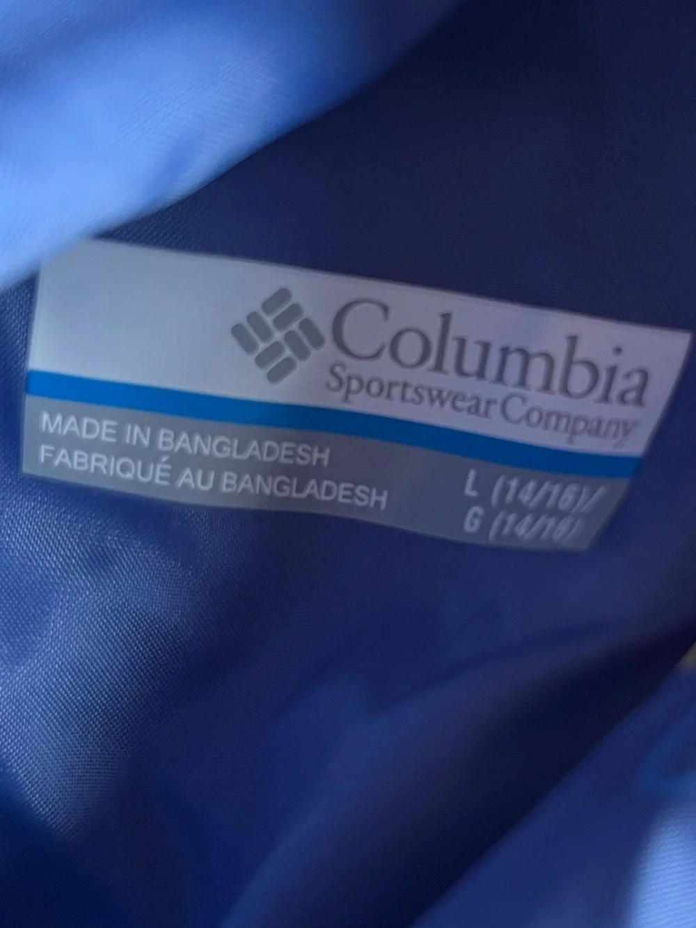 Columbia Reversible lilac Hooded rain Jacket with Floral Print
